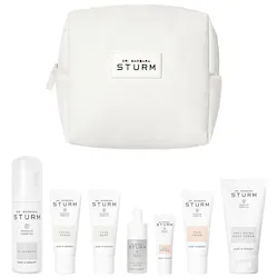 Dr. Barbara Sturm 7-Piece Travel Skincare Set for Cleansing, Hydrating & Anti-Aging Care – Discovery Kit Cleanser