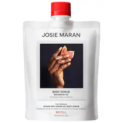 JOSIE MARAN Argan Oil + Sugar Balm Refillable Exfoliating Body Scrub Jar – Bohemian Fig - Image 3
