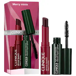 CLINIQUE Merry Minis: Bestselling Mascara and Black Honey Lipstick Gift Set