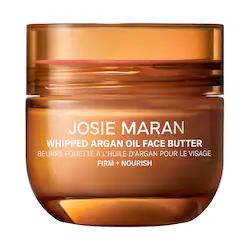 JOSIE MARAN Whipped Argan Oil Firming + Hydrating Face Butter Moisturizer Cream